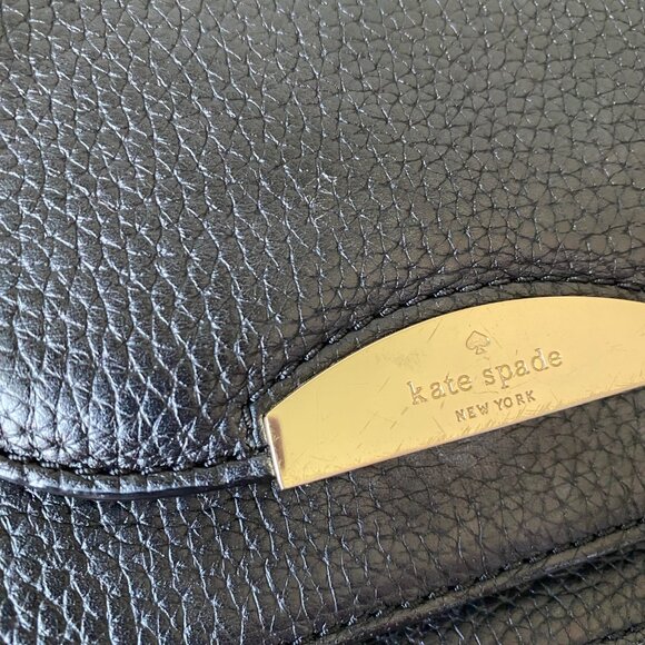 KATE SPADE Alexya Mini Black Pebbled Leather Crossbody Bag - Picture 4 of 14